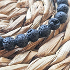 Bracelet en pierre de Lave - Elévation spirituelle et apaisement