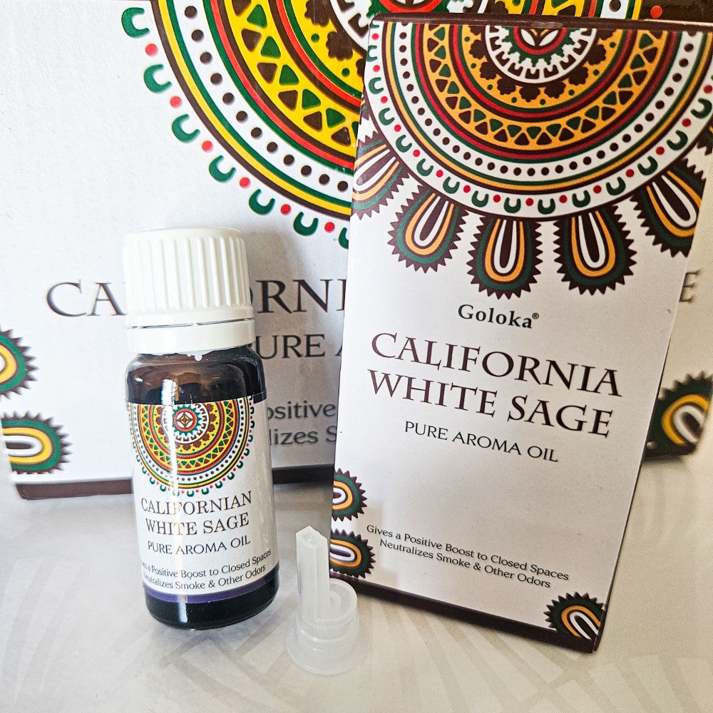 Goloka - Huile essentielle naturelle et pure de Sauge Blanche de Californie