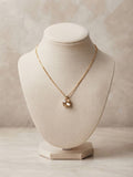 Collier doré Diamant golden cristaux Swarovski®