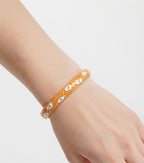 Jonc Soléa orange avec oeil de protection émaillé