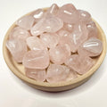 Pierre roulée en quartz rose