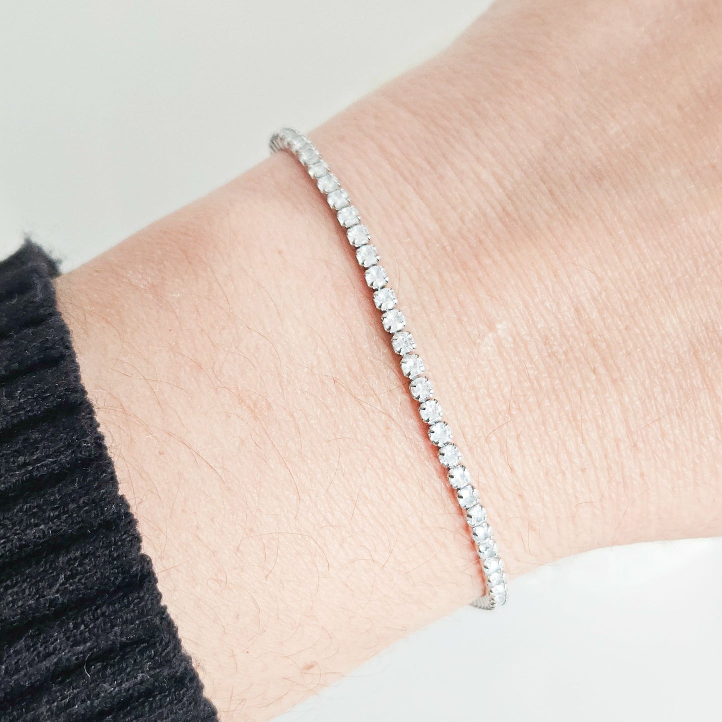 Bracelet Ysée strass argenté