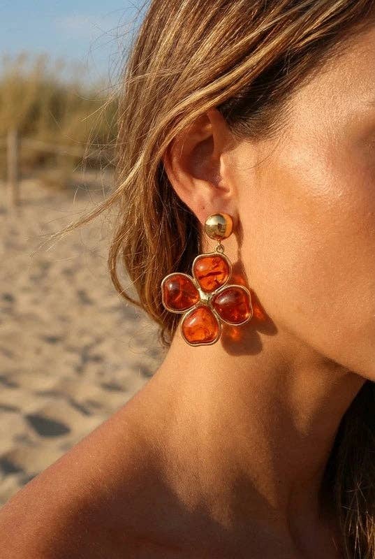 Boucles d’oreilles en acier inoxydable: BLANC