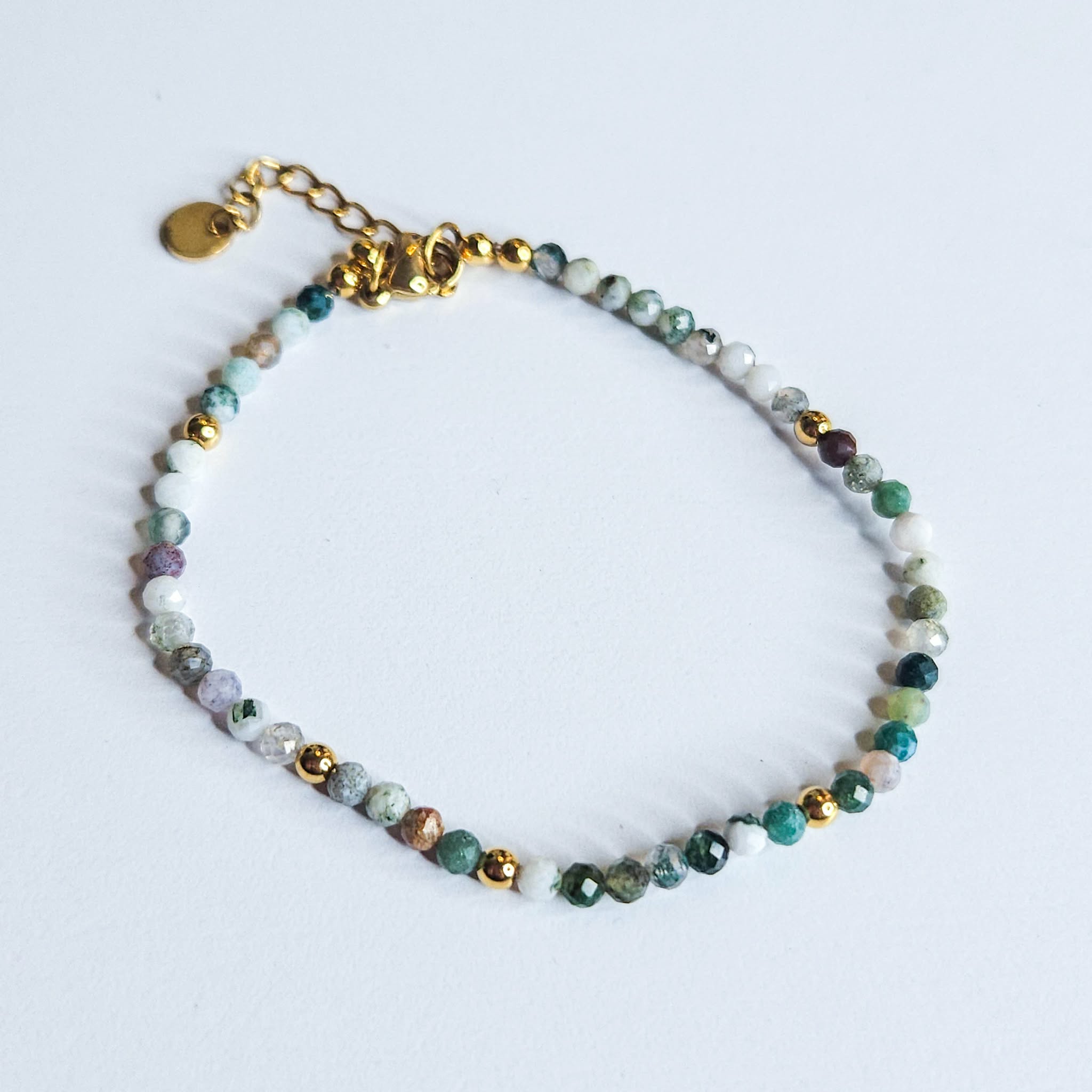 Bracelet Agate Indienne - protection, ancrage, équilibre