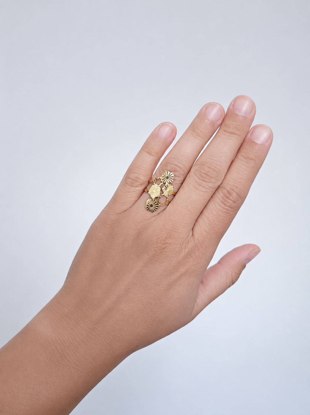 Bague Danaé dorée
