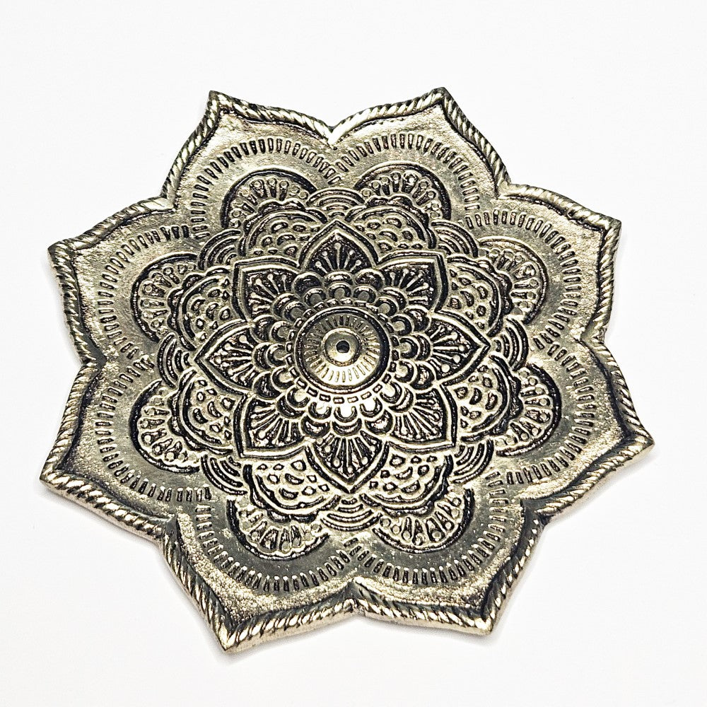 Porte-encens en métal LOTUS