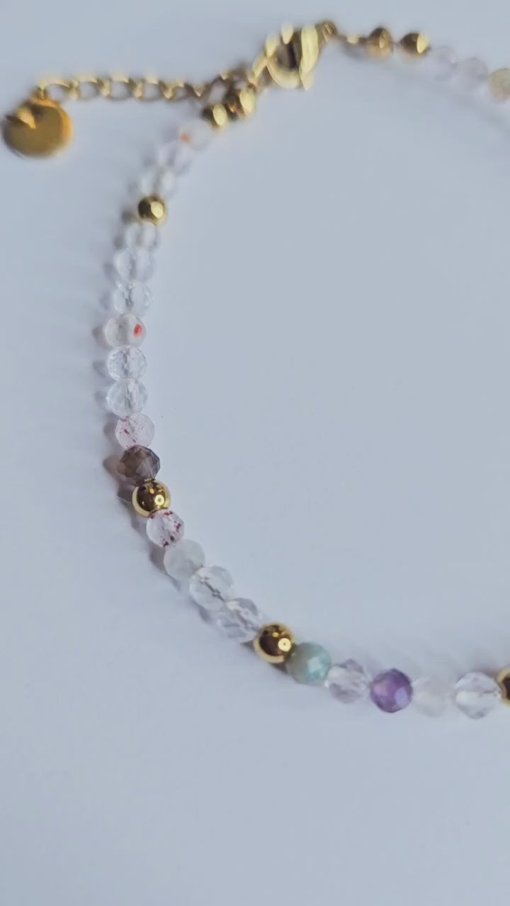 Bracelet Super Seven - harmonie, clarté, équilibre global